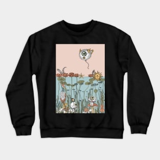 Optical song of time Crewneck Sweatshirt